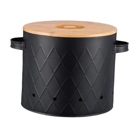 Kartoffel Opbevaringsdåse Madopbevaringsbeholder med Låg Grøntsagsopbevaringsspand Køkkenopbevaringsbeholder til Spisekammer Bordplade - WELLNGS