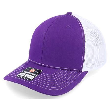 Richardson - Nachový trucker Kšiltovka - 112 Split Purple/White Trucker @ Hatstore