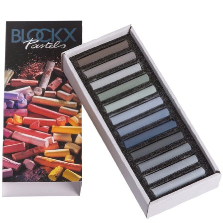 Blockx Etui 12 Pastels Gris