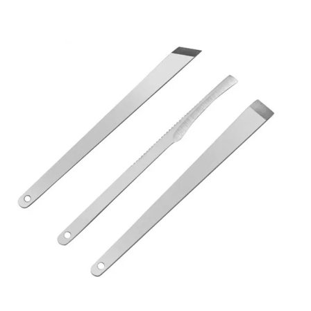 3 stk. Tånegl Skraber Manicure Værktøj Fødder Negle Indgroet Neglebånd Pedicure Knivsæt