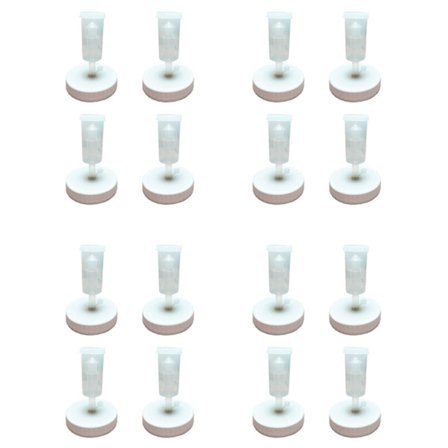 16 stk Munn Mason Jar Lopp Fermentering Lopp med Luftlås Fermenteringsett for å lage surkål