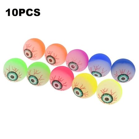 10st Bouncy Eyeball Bouncy Ball Halloween Terror Prop