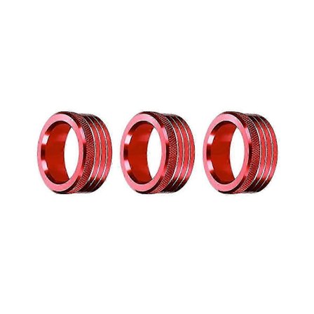 3 st Bil Centerkonsol Luft AC Ratt Volymringar Trimskydd Knapp för BRZ 86 GT86 2013-2020[D]