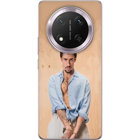 Yhteensopiva Puhelinkuori Honor Magic7 Lite Bad Bunny Super Bowl-inspiroima grafiikka, jossa NFL-trofe ja San Franciscon silta urheilusuunnittelussa