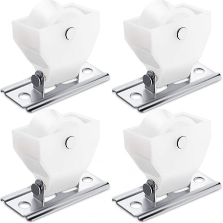 4 stk. romerskjerm snortrinse, liten plast snorlås for romersk plisségardiner