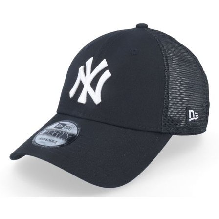 New Era - MLB Svart trucker Keps - New York Yankees Home Field 9FORTY Black/White Trucker @ Hatstore