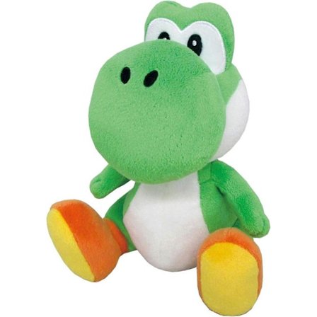 Little Buddy Super Mario All Star Collection 1416 Yoshi Plyschdjur, 20 cm, Flerfärgad