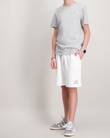 Tommy Hilfiger TOMMY FLAG HILFIGER SWEATSHORT Hvit Shorts Gutt - Kids Brand Store