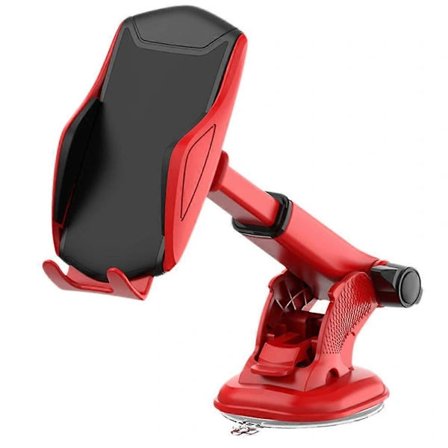 Stabilt Greb Universal Biltelefon Sugekopstativ til Bil 23x13x7cm Rød 1 stk