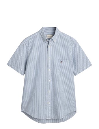 GANT | Reg Seersucker Stripe Ss Shirt | L
