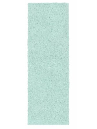 Kids Rug Shaggy Comfy Mint Green Runner Small Oeko-Tex