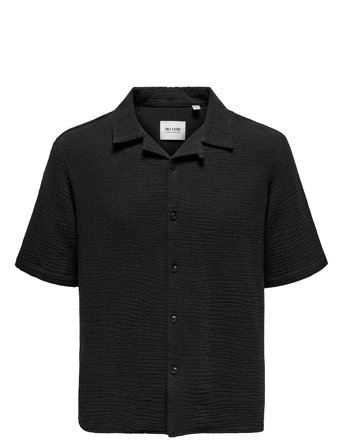 Onskyle 0158 Ss Shirt Black ONLY & SONS