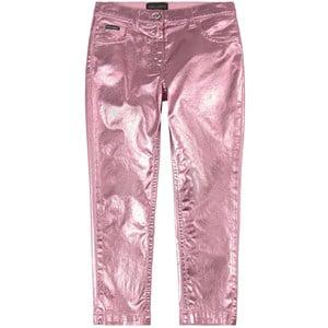 Kids - Dolce & Gabbana Pink Metallic Pants 10 years - Bottoms - 10 years - Pink