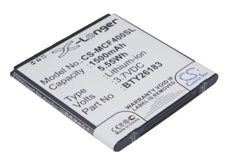 Akku älypuhelin, Matkapuhelin for Mobistel Cynus F4, MT-7521w, MT-7521B