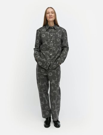 Marimekko Maridenim Vaihe Unikko - Grey - 42