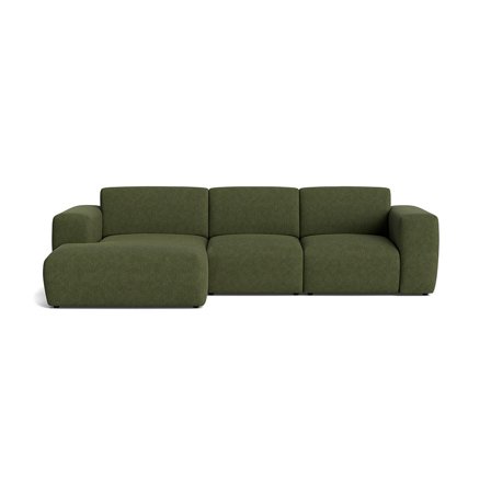 Aurelia chaiselong sofa, venstrevendt - Aragon Grøn - 295x160x78 - Sofa, chaiselong