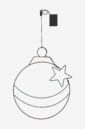 Jotex - X-mas glödlampa silue Multi - Köp Dekorativ julbelysning hos Jotex