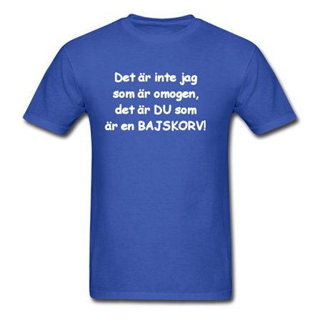 Barn T-shirt - Det är inte jag som är omogen