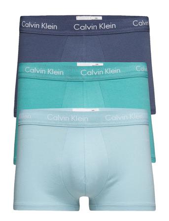 3P Low Rise Trunk Boxerkalsonger Blå Calvin Klein