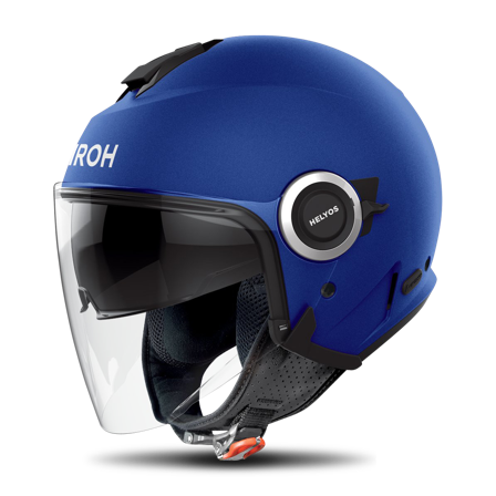 Airoh Helios Color Open Face Helmet Blue Matt M