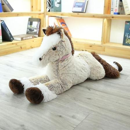 90/120 cm Kawaii plyshestelegetøj stor størrelse udstoppet dyredukke baby (størrelse, farve: 90 cm-brun - Perfet