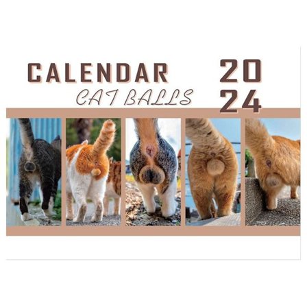 Cats Buttholes Calendar 2024 Kalenteri Seinäkalenteri