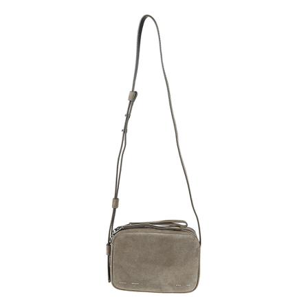 Proenza Schouler Watts Suede Camera Väska grå, Dam Axelremsväskor, Dam, Storlek: ONE SIZE