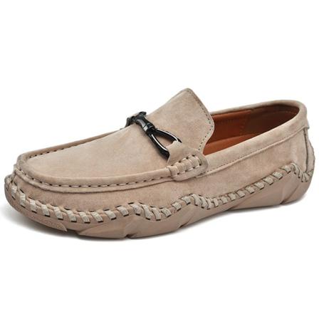 Män Klänning Faux Mocka Penny Loafer Rund Toe Comfort Casual Skor