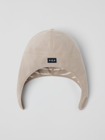 Windfleece-hattu Polarn O. Pyret 42 lastenvaatteet beige