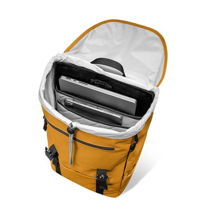 Tomtoc VintPack-TA1 Laptop Backpack Yellow for 16" laptop og 12.9" iPad, 45x30x15cm