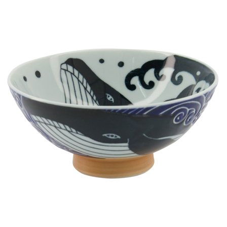 Tokyo design studio Kawaii Ohira Whale risskål, 14.5 cm