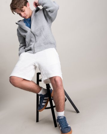 LMTD NLNHALFA LS SCUBA CARDIGAN Grå Hettegensere/Hoodies Gutt - Kids Brand Store