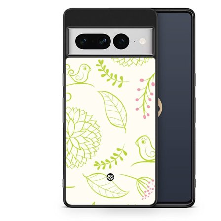 Bjornberry Skal Google Pixel 7 Pro - Blomster Grön