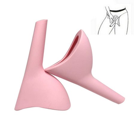 Naisten seisoma-asennossa käytettävä virtsapullo, naisten virtsapullo, hätävirtsapullo, ulkokäyttöön, kannettava [PL]