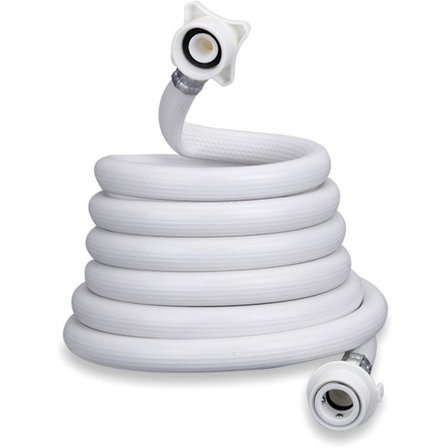 Vaskemaskin slange, oppvaskmaskin slange, universell vannforsyningsslange (1-5 meter) - med stålspiss