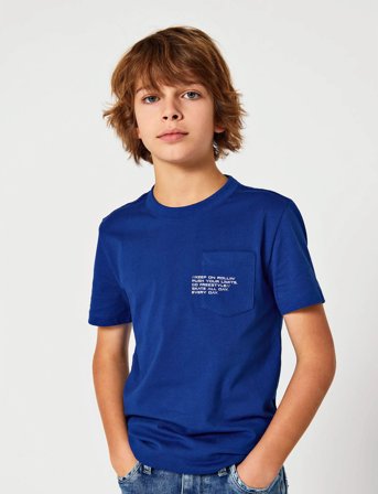 Kids Only Kobmarinus S/S Tee Print Box Jrs Noos - Blue - 170/176