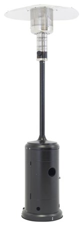 Venture Home Hottie Mushroom 9349-112 Terrassvärmare för golvet, svart/silver, Utemöbler