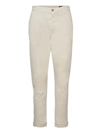 News Edit Trousers Chinos Byxor Creme Hope