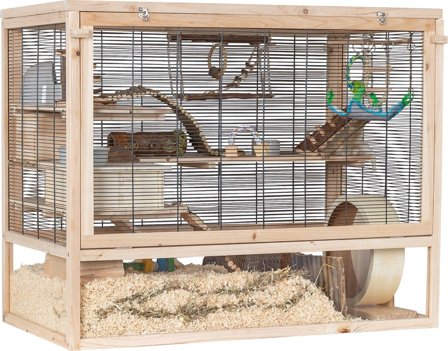 Trixie - Gnagerbur mus tre 100 × 80 × 50 cm - Smådyr - Bur og transport - Hamsterbur - ZOO.no