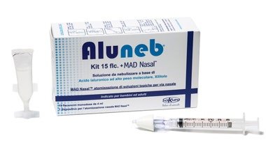 Aluneb Kit Soluzione Isotonica 15x4ml + Mad Nasal Atomizzatore
