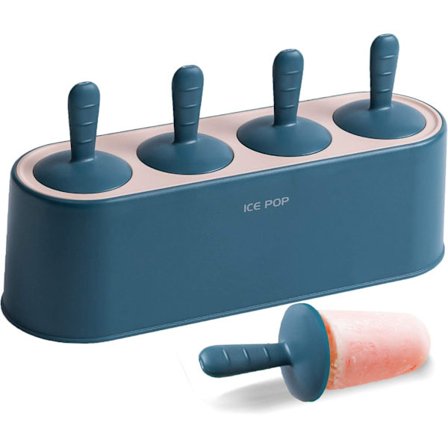Popsicleform Sæt Hjemmelavet Silikone Popsicle Maker Børn Nem Udløsning