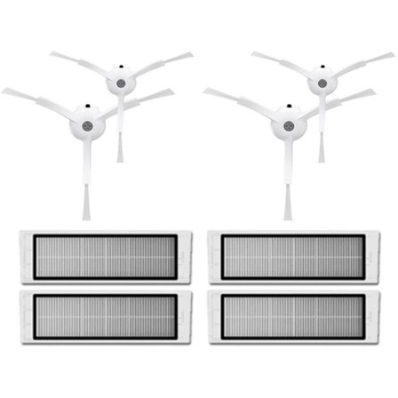 S6 MAXV PURE S5 MAX S4 E4 E35 E2 -robotti-imurin varaosat: Sivuharjat ja suodattimet