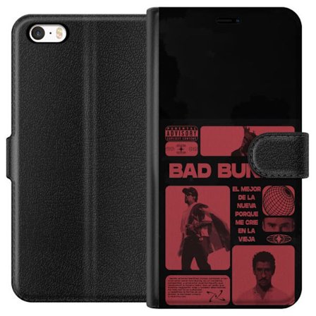 Kompatibelt Lommeboketui til Apple iPhone 5 Bad Bunny NFL-inspirert skjoldlogo med amerikansk fotball og stjerner