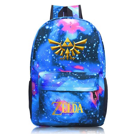 Zelda Legend Ryggsäck Ryggsäck Starry Blue Mönster