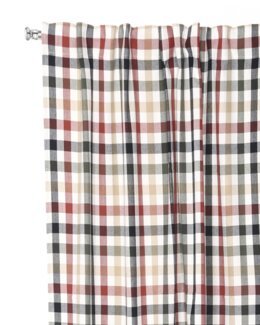 Gardinlængder Ruth genbrug 2-pak olivengrøn