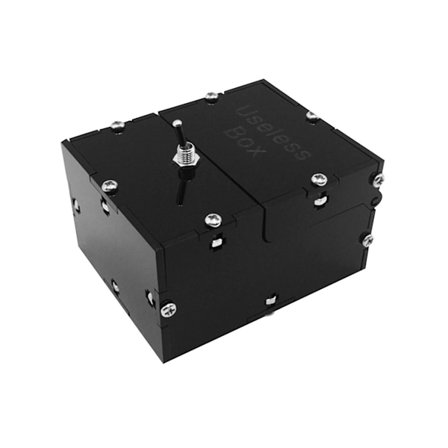 Den Ubrugelige Æske - Ny Gave Sjov Elektrisk Legetøjsæske Tricky Gave Automatisk Afbryderboks Sort