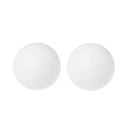 2 st Bordsskiva Fotboll Fritidshandfotboll Mini Vita Bordsfotbollar