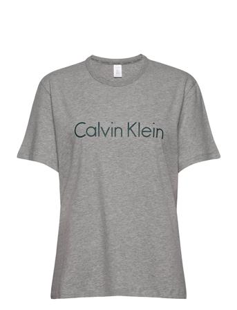 S/S Crew Neck Top Grå Calvin Klein