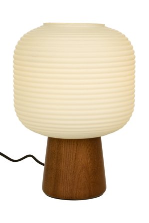 Aneta Lighting AURA bordlampe, brunbeis/hvit, E27