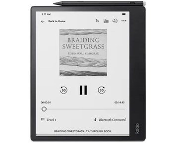 Kobo Elipsa 2E bundle - Black - Miljövänlig 10,3" läsplatta med medföljande penna